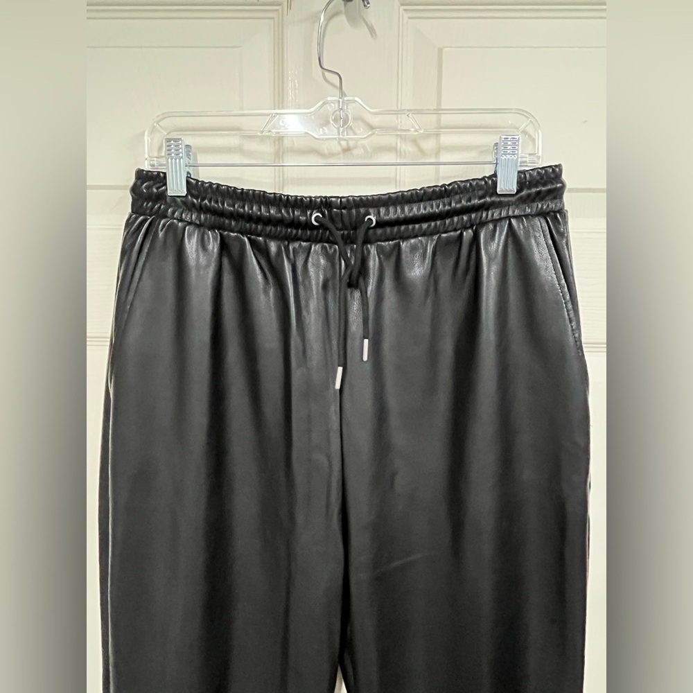 Anthropologie Avec Les Filles Vegan Leather Joggers - Picture 2 of 9